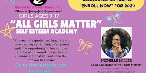 Imagem principal do evento All Girls Matter Self Esteem Academy