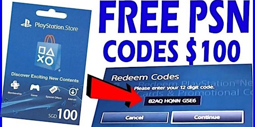 Free PSN Gift Card Codes 2024 ️[Free PSN Cards 2024] Free PSN Codes primary image