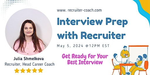 Hauptbild für Get Ready For The Job Interview With Recruiter (Online Workshop)
