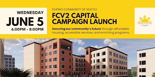 Image principale de Kamayan Night: FCV2 Capital Campaign Launch