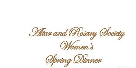 Altar and Rosary Society Dinner