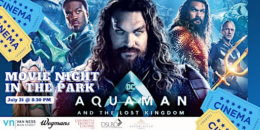Imagem principal do evento Movie Night in the Park with Aquaman