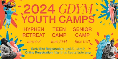 Hauptbild für 2024 GDYM Camp Registration