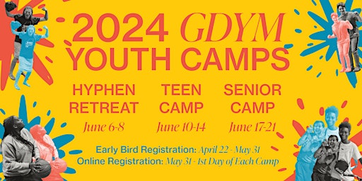 Imagen principal de 2024 GDYM Camp Registration