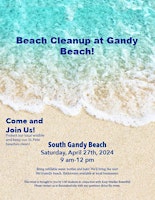 Imagem principal do evento Beach Clean-up at Gandy Beach
