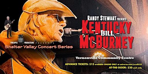 Imagem principal do evento Randy Stewart presents ‘KENTUCKY’ BILL McBURNEY!