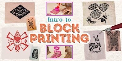 Imagem principal do evento Intro to Block Printing Workshop