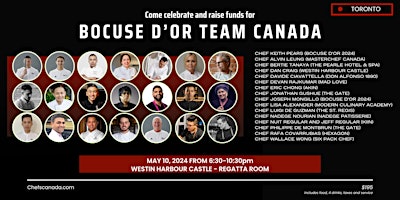 Imagen principal de BOCUSE D'OR TEAM CANADA fundraiser at The Westin Harbour Castle Toronto