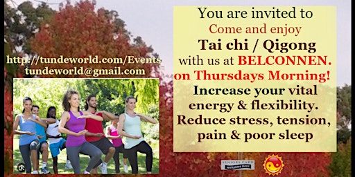 Imagem principal do evento Prioritize your well-being with Tai Chi and Qigong.
