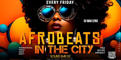AFROBEATS IN THE CITY primary image