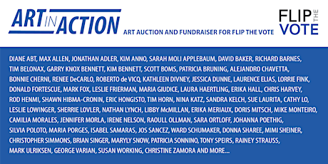 Art in Action Auction and Fundraiser for Flip the Vote