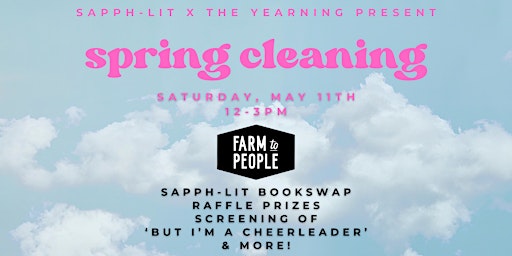 Imagem principal do evento Sapph-Lit x The Yearning Present: Spring Cleaning