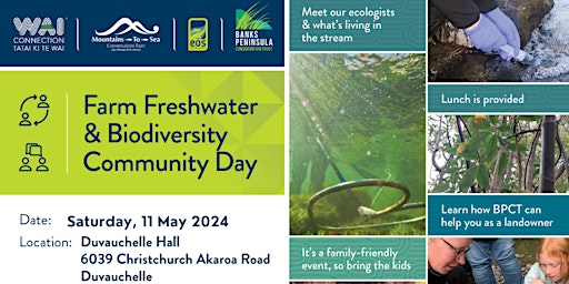 Imagem principal de Farm Freshwater & Biodiversity Community Day