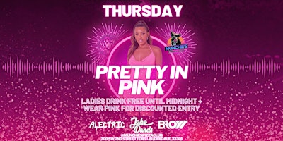Imagem principal do evento 5/2  PRETTY IN PINK @ MUNCHIE'S FORT LAUDERDALE