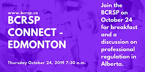 BCRSP Connect Event - Edmonton