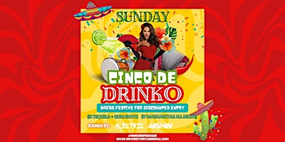 Primaire afbeelding van 5/5 CINCO DE DRINKO @ MUNCHIE'S FORT LAUDERDALE