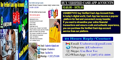 Primaire afbeelding van Top 5 Sites To Buy Verified Cash App Accounts