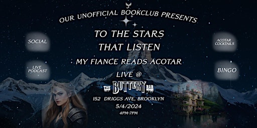 Primaire afbeelding van Our Unofficial Bookclub Presents: My Fiancé Reads ACOTAR Live