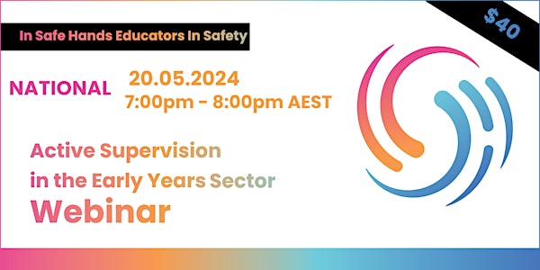 Active Supervision in the Early Years Sector Webinar