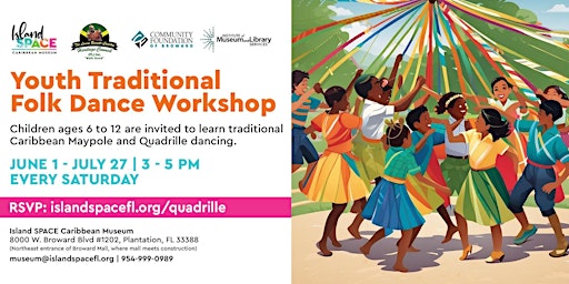 Primaire afbeelding van Youth Traditional Folk Dance Workshop - Quadrille and Maypole Sessions