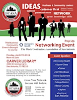 Primaire afbeelding van Pop-Up Community Business Networking Event - BCASA - at the Carver Library