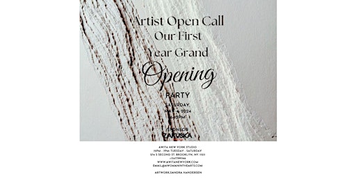 Primaire afbeelding van Awita New York Studio First Year Anniversary - Grand Opening Art Party