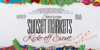 Imagem principal de Sovereign Sunset Market Kick-Off