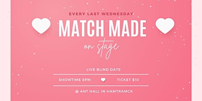 COMEDY | Match Made On Stage - The LIVE Blind Date Show primary image