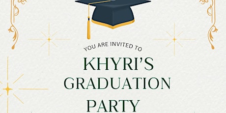 Khyri's Graduation Celebration
