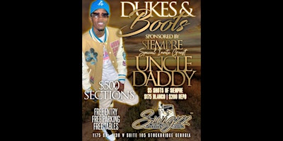 Primaire afbeelding van Swigzz Lounge - Dukes & Boots with Special Guest Uncle Daddy