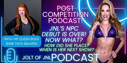 Imagem principal do evento WHATS NEXT? Post JNL's NPC Bikini Competition Debut? How Did She Place?