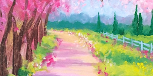 Pink Petals - Paint and Sip by Classpop!™ primary image