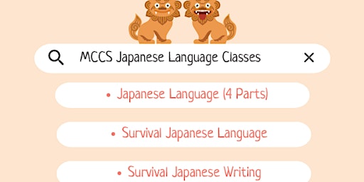 MCCS Okinawa: Japanese Language Part 2 primary image