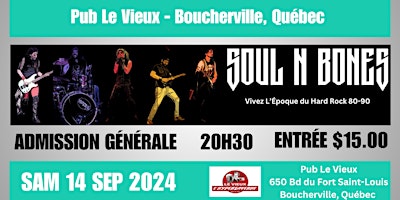 Imagem principal do evento Soul n’ Bones - Boucherville