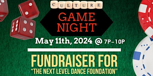 Primaire afbeelding van GAME NIGHT FUNDRAISER