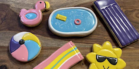 Beginner Cookie Decorating Class - Pool Party