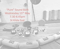 Primaire afbeelding van Sound Healing - PURE Sound Bath - Group Event