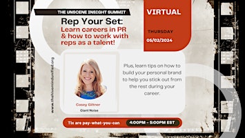 The Unscene Insight Summit: Careers in PR primary image