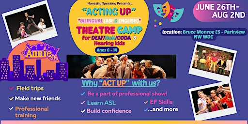 Imagem principal do evento Acting Up - Musical Theatre Boot Camp
