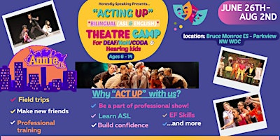 Acting Up - Musical Theatre Boot Camp primary image