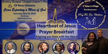 Prayer Breakfast "the Heartbeat of Jesus"