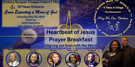 Imagen principal de Prayer Breakfast "the Heartbeat of Jesus"