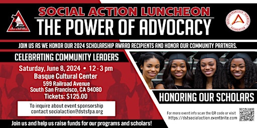 Primaire afbeelding van The Power of Advocacy Social Action Luncheon