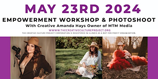 Primaire afbeelding van Women's Empowerment Workshop & Photoshoot with MTM Media