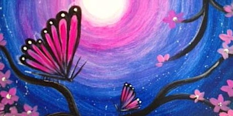 Flutter under the Stars - Paint and Sip by Classpop!™