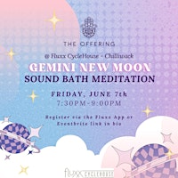 Imagem principal do evento Gemini New Moon Sound Bath Meditation