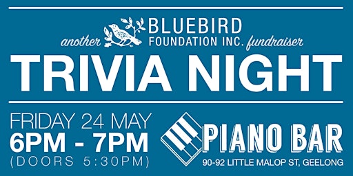 Imagem principal do evento Bluebird Trivia Night at Piano Bar