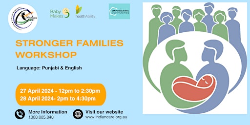 Stronger families Workshop primary image