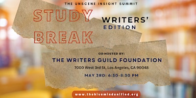 Imagem principal do evento The Unscene Insight Summit Writers' Circle w/ The Writers Guild Foundation