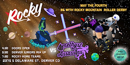 Primaire afbeelding van May the Fourth be with Rocky Mountain Roller Derby